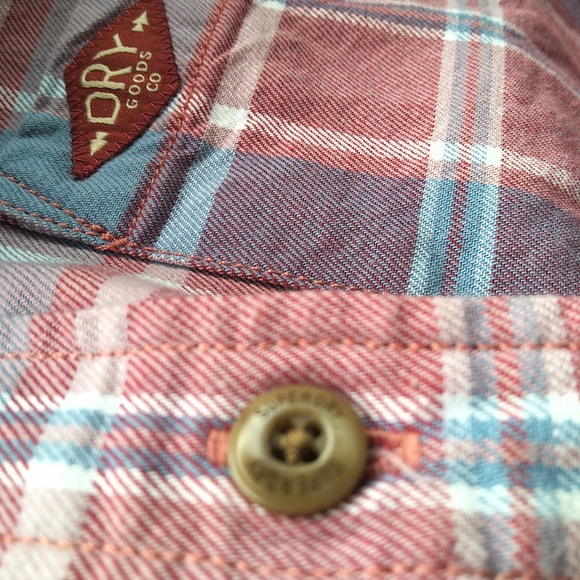 Superdry plaid button down - Picture 4 of 8